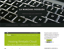 Tablet Screenshot of lamanzanarodeada.com